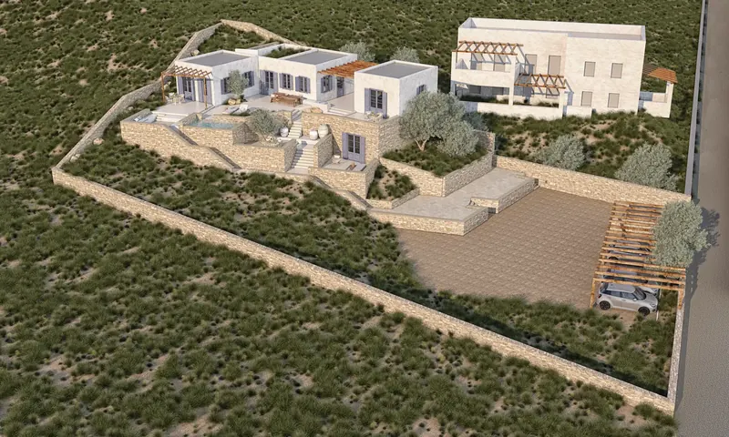 Villa in Chora, Vacation house in Lipsi by P.O.N.I Architects, image 7